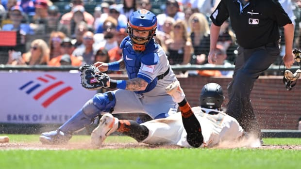 New York Mets catcher Tomas Nido